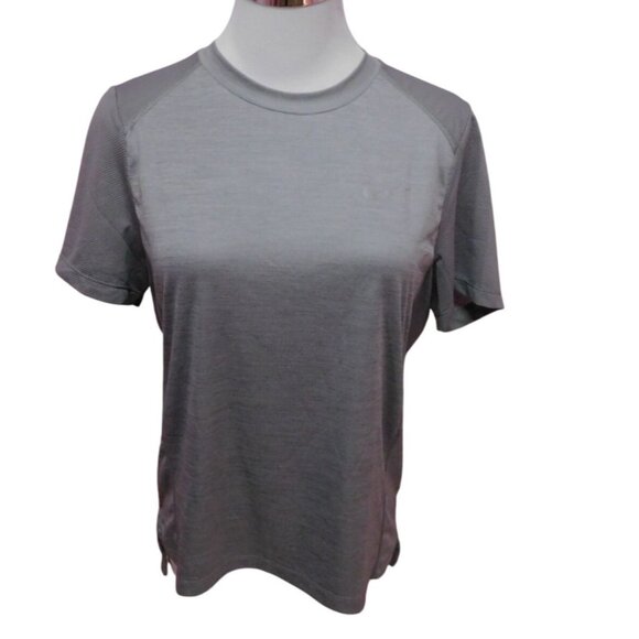 Nike Womens Gray Dri-Fit Short Sleeve Athletic T-Shirt Lightweight M - Picture 1 of 9